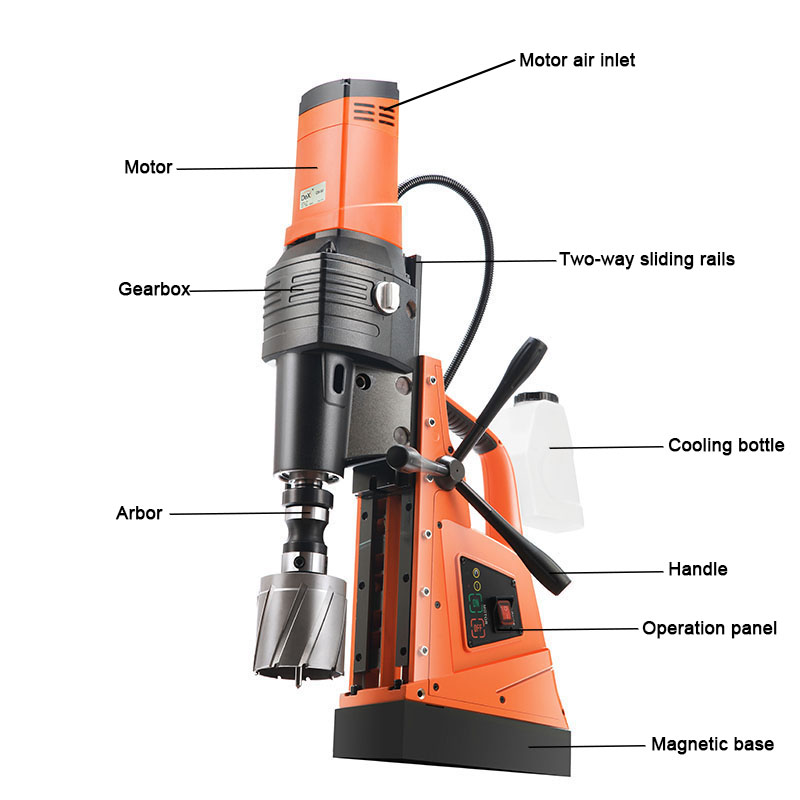 CHTOOLS Factory Direct DX-120 Portaherramientas MT4 El mejor taladro magnético